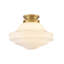 Plafonnier encastré 12 po Mid-Century-131142216