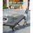 Adjustable Patio Chaise Lounges, Hdpe Modern Mobile Poolside Chair