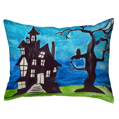 Outdoor Reversible Throw Pillow