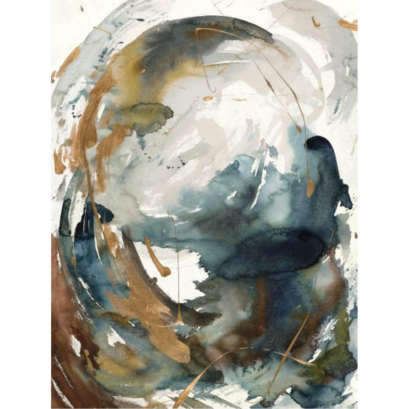 "Stir About III" par Sara Brown, impression sur toile tendue, H 40 po x l 30 po x 1,5 po