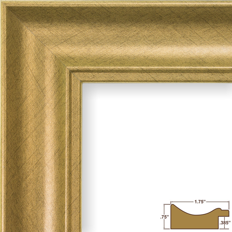 Ensemble de cadres photo simple biseauté toxey, 12 po x 16 po, Champagne
