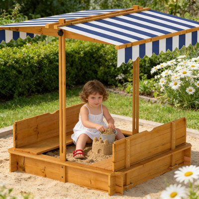 Bac à sable pour enfants, bac à sable en bois