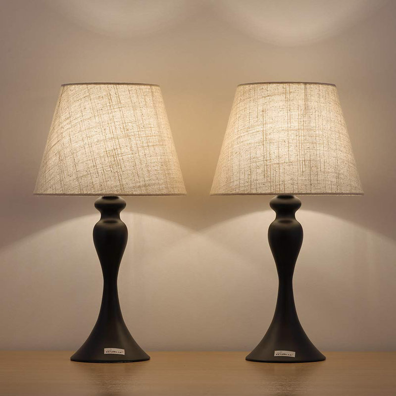 Metal Table Lamp, Black