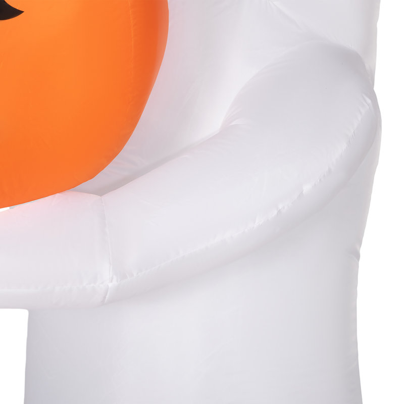 Spectre d'Halloween gonflable 8 pi avec miroir