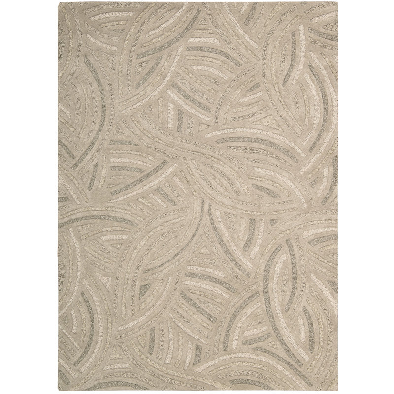 Roby Wool Abstract Indoor Rug, Rectangle 4' x 6'