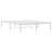 Metal Bed Frame Without Mattress White 47.2"X78.7"-1831097346-1831097372