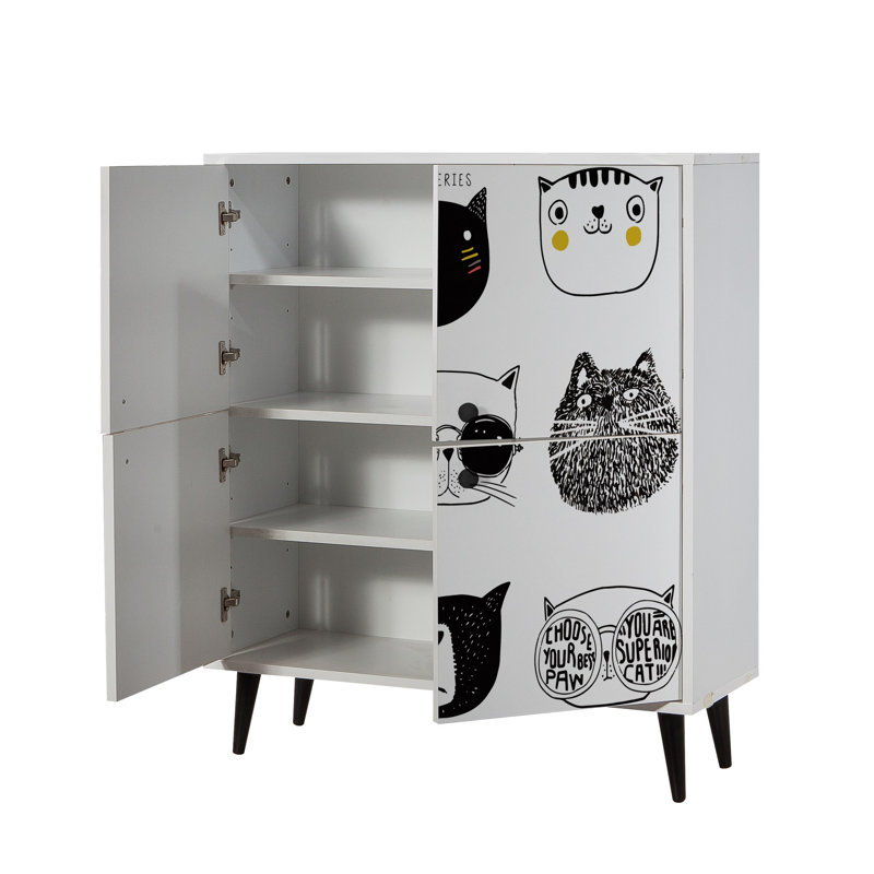 Yerang 4 -Door 4 -Shelf
