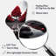 Horloge murale rouge et grise - Serenity Forest-104144399