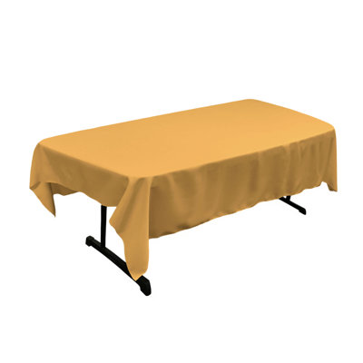 Rectangular Stain-Resistant Polyester Tablecloth - Basics by Wayfair™