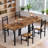 Small Kitchen Table Set For 2 With Chairs, 3 Piece Dining Table Set, Wood Breakfast Nook Table And Chairs Set For Small Space Dining Room,Apartment-887455278-887455276