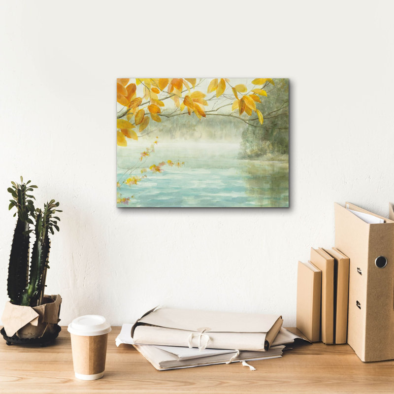 «View From The Shore» par Danhui Nai, art mural sur toile, H 12 pi x l 16 pi