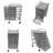Rolling Storage Cabinet With Drawers-1206046758