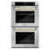 ZLINE 30 in. Autograph Double Wall Oven w/ Air Fry and Self Clean w/ Black Handles