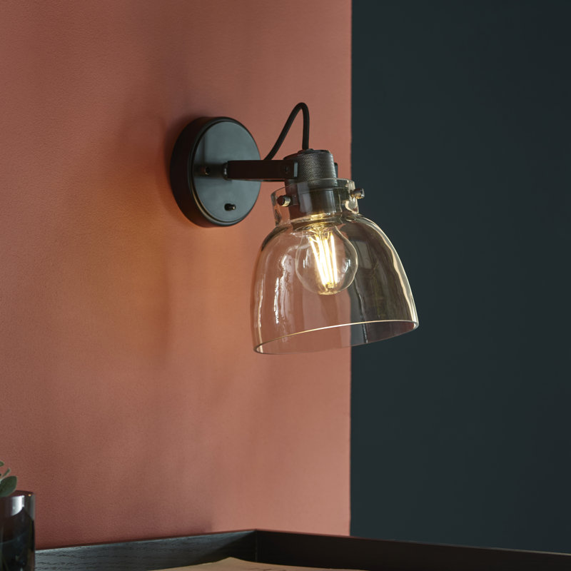 Waddell Industrial 1lt Wall light