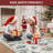 Laraven Christmas World Full-Coverage Rug Festive Non-Slip Holiday Carpet Washable Rug Xmas Decor Throw Mat-1943853504