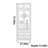 Simple modern high appearance level bookcase
