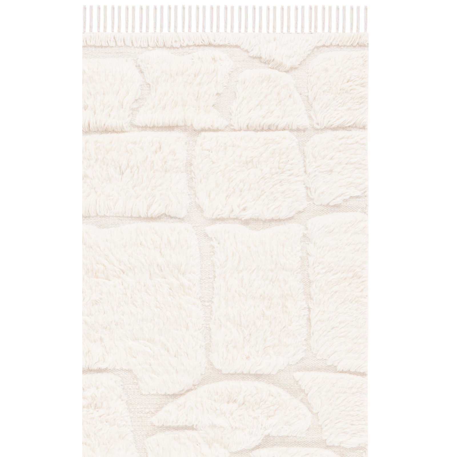 Handmade Ivory Rug, Rectangle 8' x 10'