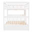 Lit superposé double avec rangement en blanc - Améliore le confort de la chambre pour une durabilité à long terme-1749691240