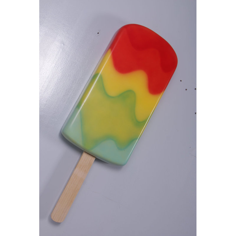 Glace à la crème Avalie, H 52 po x l 17 po x P 6 po, Arc-en-ciel