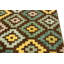 Tapis multicolore multicolore 5 pi x 8 pi fabriqué à la machine