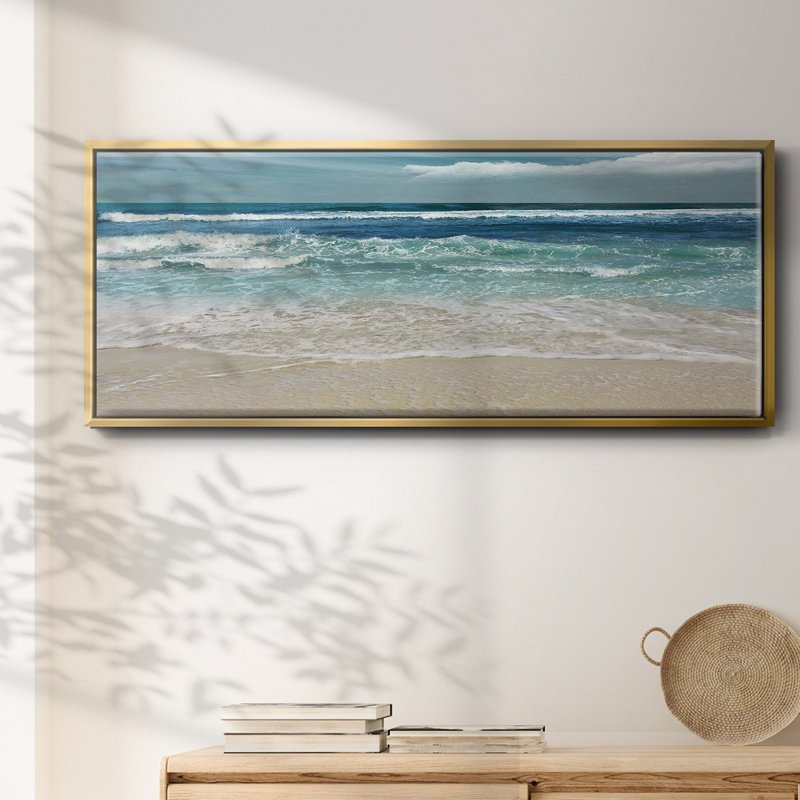 Symphonie de la mer - toile encadrée, H 8 po x l 20 po