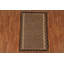 Tapis oriental oriental brun en laine tissé à plat à la main 3 pi 3 po x 4 pi 9 po