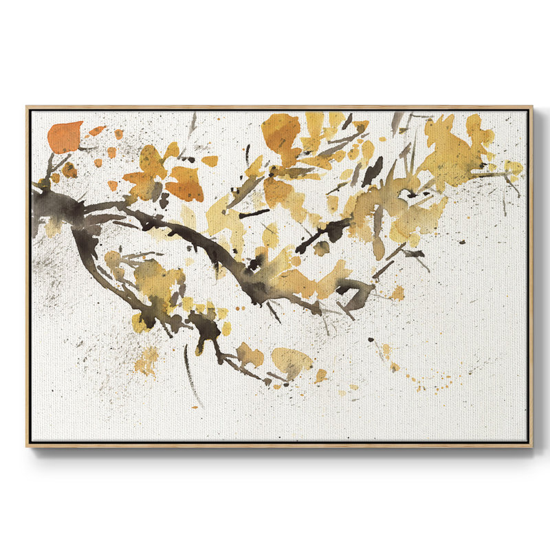 Branche d'arbre aquarelle I, H 27 po x l 41 po x P 2 po, Bois naturel