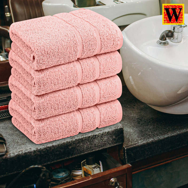 Cotton Hand Towel 50x100, Light Pink