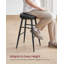 Ide Upholstered Counter Stool with Metal Frame-477764699-478538847