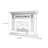 Nut-Brown Solid Wood Electric Fireplace-1440446019