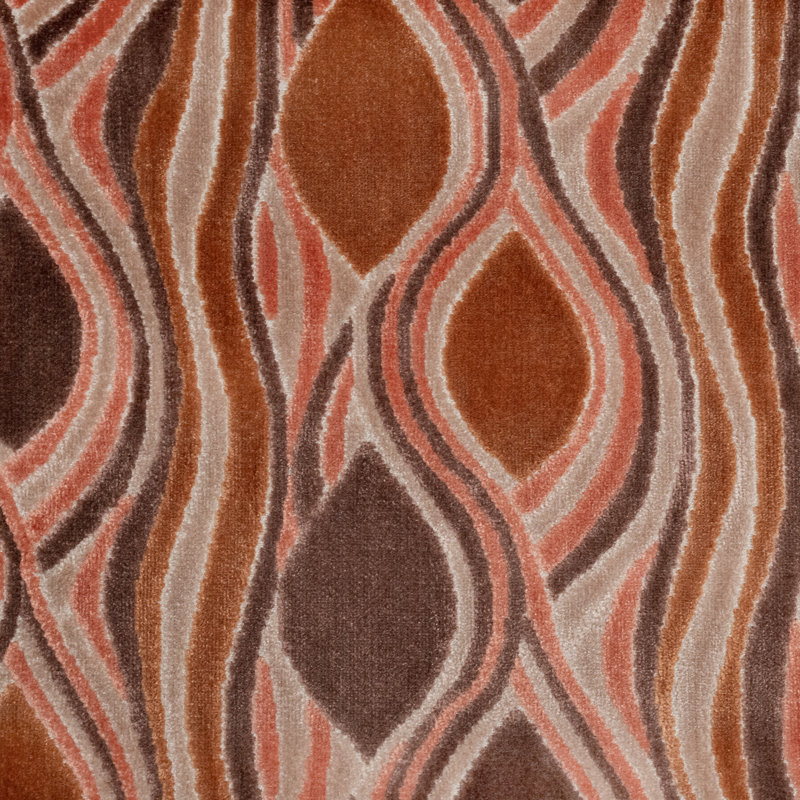 Knotty Pine Fabric, Tudor Rose