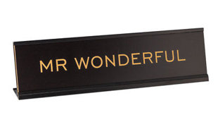 Enseigne de fantaisie Mr Wonderful