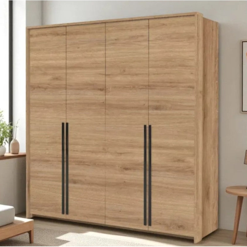Bonis Manufactured Wood Wardrobe, Oak