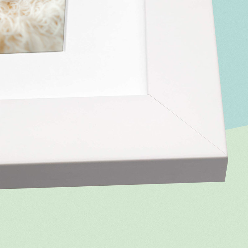 Cadre photo en bois blanc 5 x 7 Lenoria