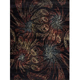 Whimsical Hand Knotted Wool Abstract Area Rug