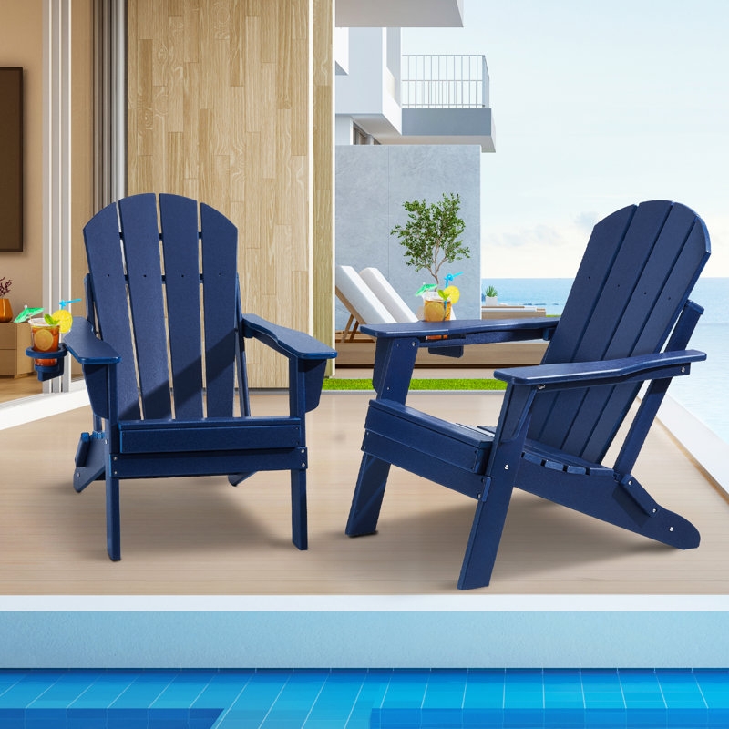 HDPE Banquet Folding Chair Folding Chair Set, Blue