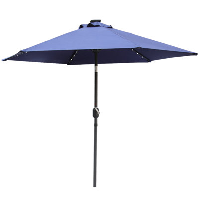 Martigues 2.5m Traditional Parasol with Lights