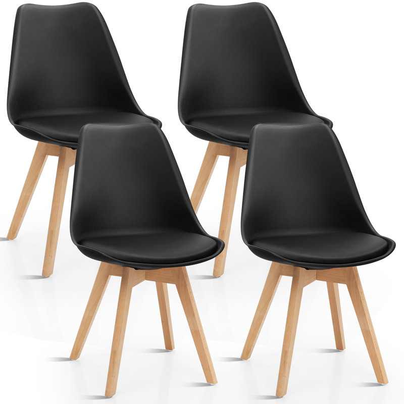 Biggins 18.5'' H Upholstered Side Chair, Black