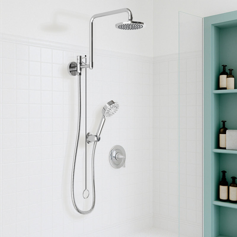 2-in-1 Dual Shower Head with 6 modes