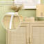 Armoire décorative avec portes, tablette réglable pour la salle de bain - Buffet décoratif naturel
