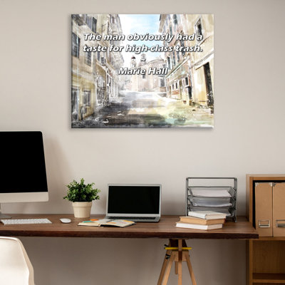 Dakota Fields Gallery Wrapped Canvas By Marie Hall: "The man obviously had a taste for high-class tra