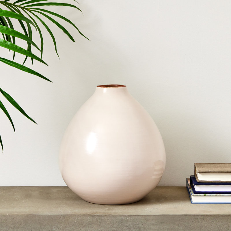 Lucela Handmade Ceramic Table Vase, White