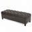 Boucle Upholstered Bench with Rubber Wood Legs,-1169727829