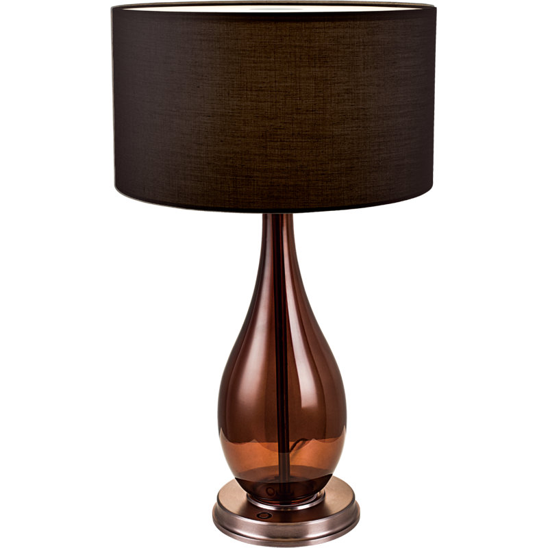 Lampe de table en aluminium et verre Willoh