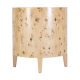 Billie Round Burl End Table