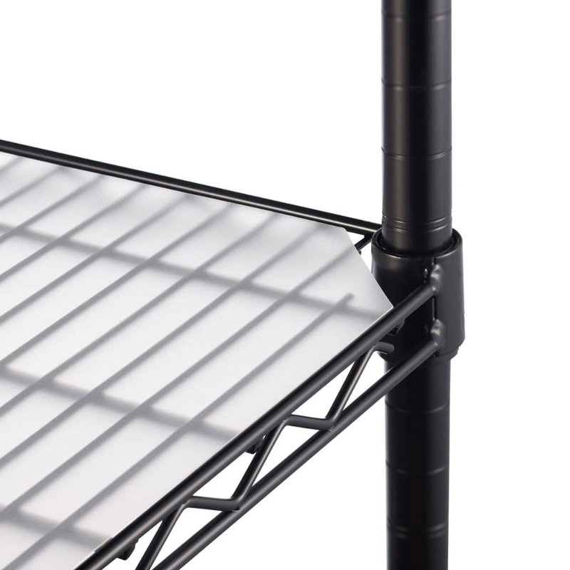 Tablette transparente TRINITY Frosty (ensemble de 4), 48 po x 18 po