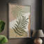 Mid Century Palm II Framed Print - Solid Wood-257880435