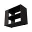 Table d'appoint Rio Verde en mélamine avec rangement ouvert-1518686249
