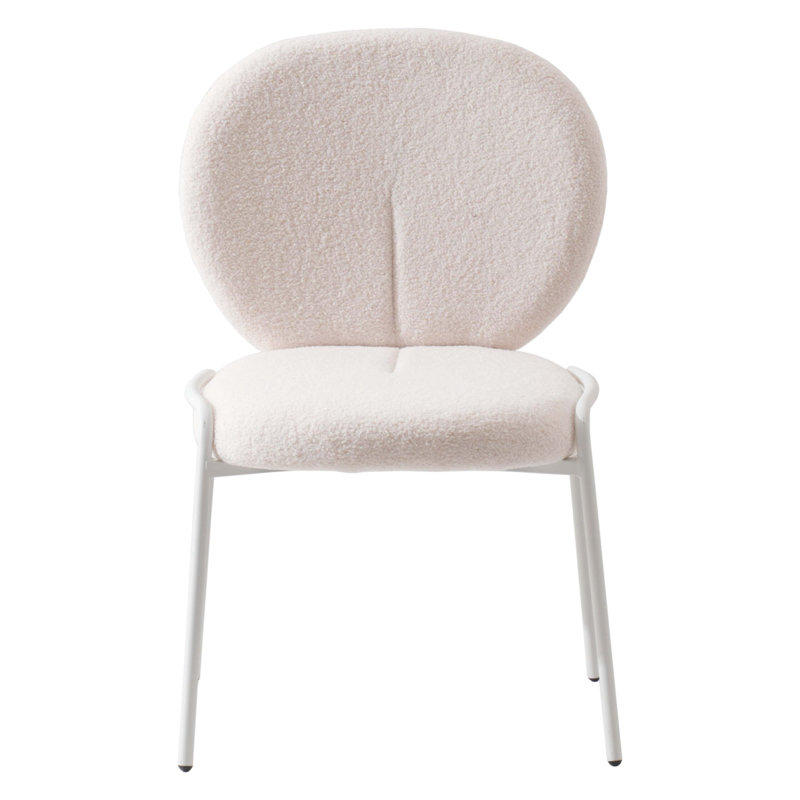 Chaise d'appoint Amelia, Blanc