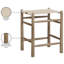 Tabouret de comptoir rembourré Santos-120673011-120673012